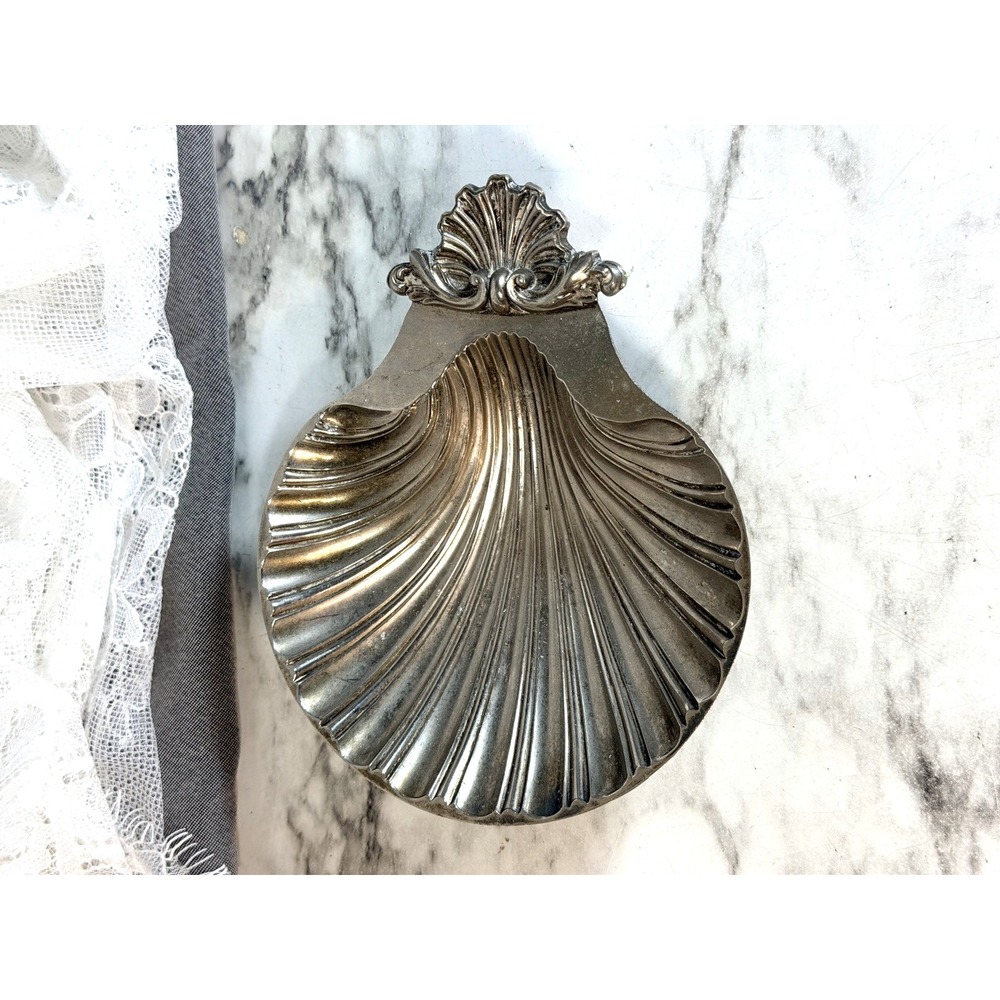 Sheffield England Reproduction of Design 1700-1800 Silver plate Clam Shells(3112